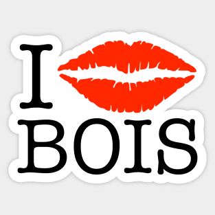 i kiss bois Sticker